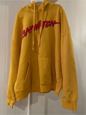 Baywatch 2017 TV Show Yellow Graphic Hoodie